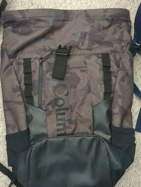Columbia Men's Camo Roll-Top Backpack - Brown/Gray